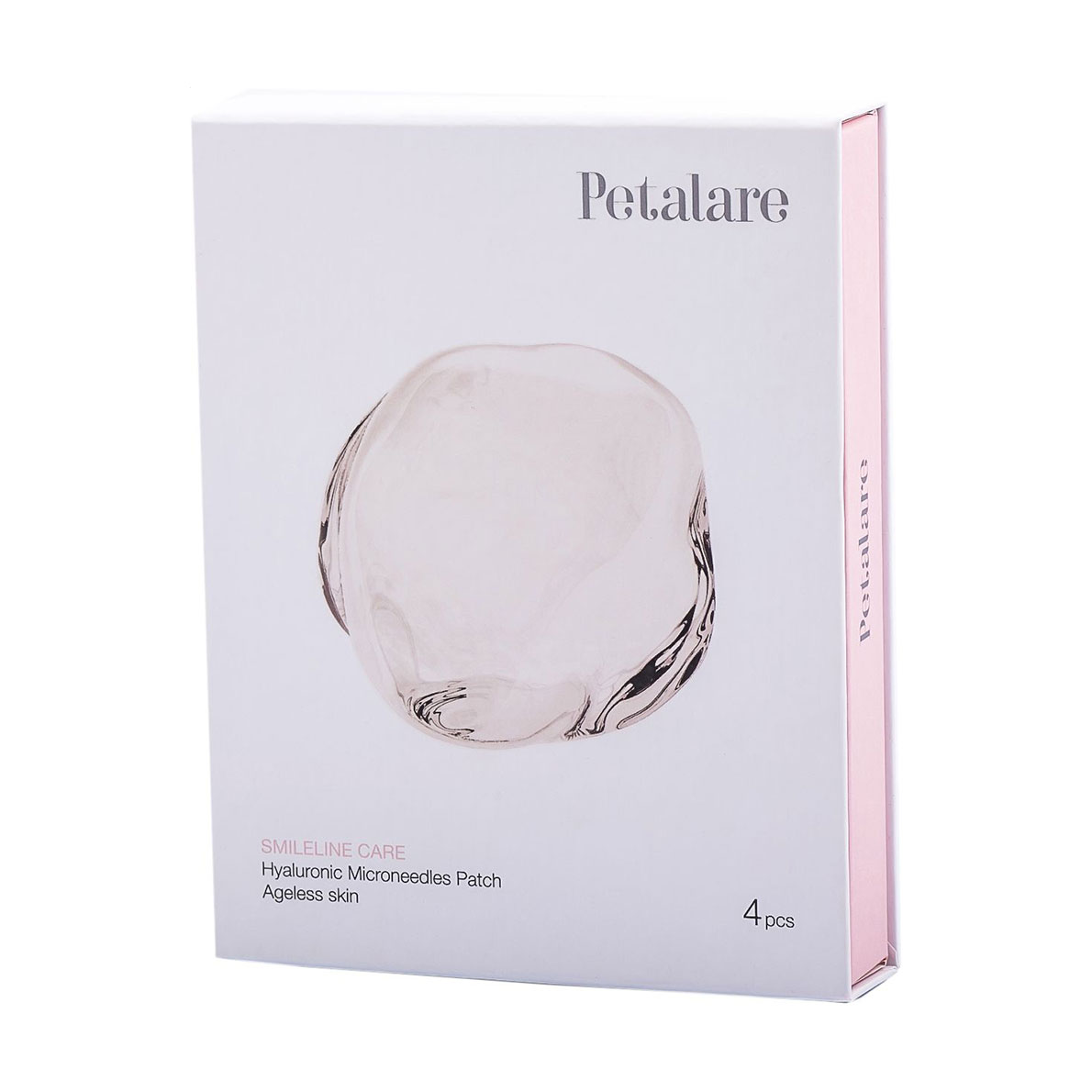 Набір патчів для зони носогубних складок Petalare Smileline Care Hyaluronic Microneedles Patch з мікроголками з гіалуронової кислоти, 4 шт